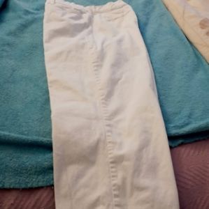 Gloria Vanderbilt Ladies White Crop Jeans